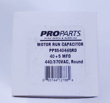 Load image into Gallery viewer, air conditioner capacitor 40/5 mfd 440v round| OttawaFurnaceParts.ca