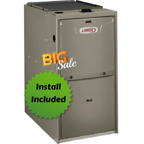 Lennox Gas Furnace ML296UH045XV36B, 96%  45K BTU, 2-Stage, including the Installation