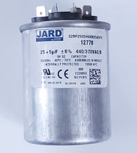 Load image into Gallery viewer, air conditioner capacitor 25/5 mfd 440v round| OttawaFurnaceParts.ca