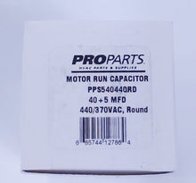 Load image into Gallery viewer, air conditioner capacitor 40/5 mfd 440v round| OttawaFurnaceParts.ca
