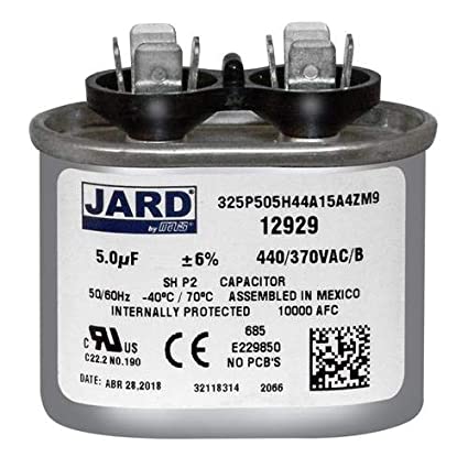 Capacitor 5uf MFD/440V Oval| OttawaFurnaceParts.ca